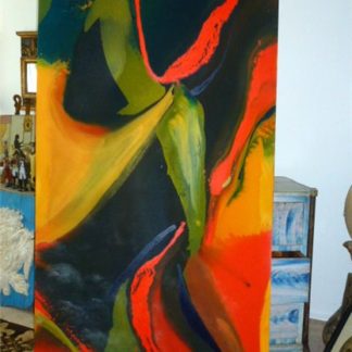 Abstract Acrylic By Lila Irving Lewis (2nd panel)