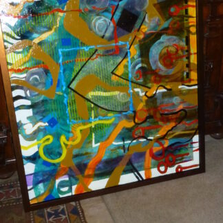 Abstract Acrylic Painting