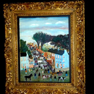 Folk Art Painting of Cushendall Fair