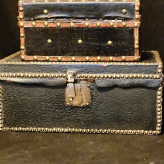 Leather bound boxes